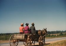 Going to town on Saturday afternoon, Greene Co., Ga., 1941. Creator: Jack Delano