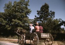 Going to town on Saturday afternoon, Greene County, Ga., 1941. Creator: Jack Delano