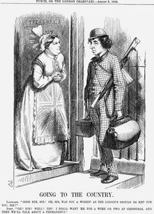 Going to the Country 1868. Artist: John Tenniel