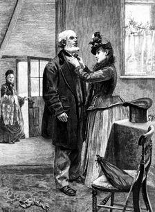 Going to the Dance, 1890. Creator: R. Taylor