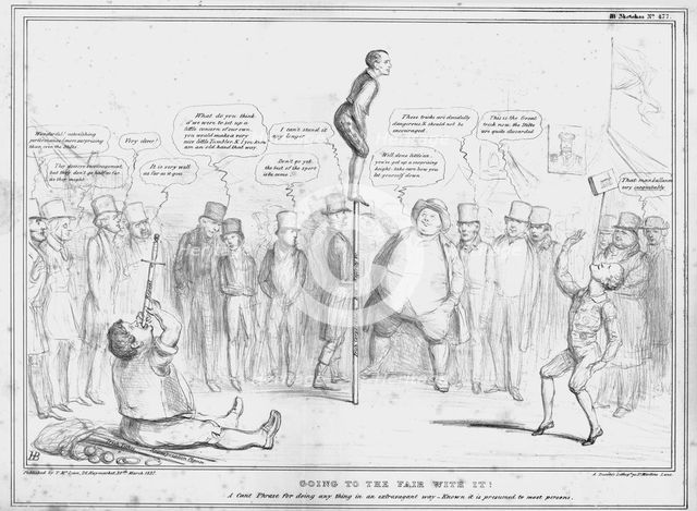'Going to the Fair with it!...', 1837.  Creator: John Doyle.