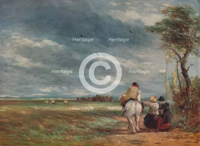 'Going to the Hayfield', 1852. Artist: David Cox the elder.