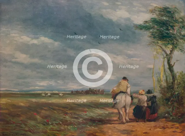 'Going to the Hayfield', 1852. Artist: David Cox the elder.