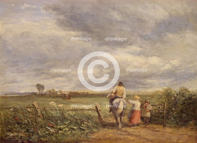Going to the Hayfield, 1853. Creator: David Cox the elder.
