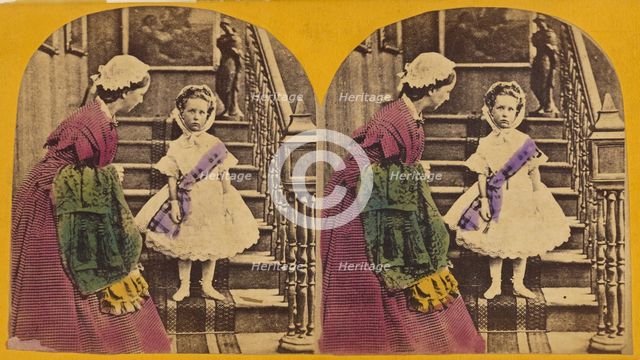 Going to the Party., 1870s. Creator: Charles A. Beckford.