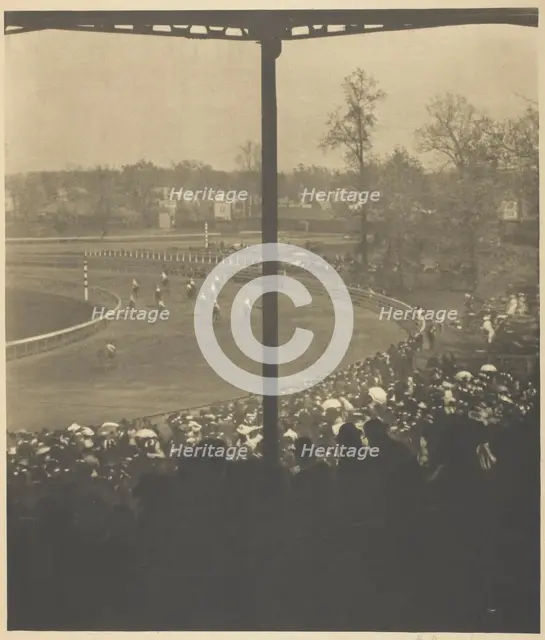Going to the Post, Morris Park, 1904. Creator: Alfred Stieglitz.