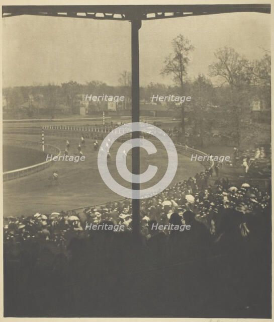 Going to the Post, Morris Park, 1904. Creator: Alfred Stieglitz.