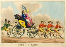 Going to the Races, published May 14, 1819. Creator: William Heath
