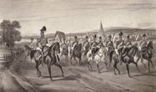 Going to the Review (16th Lancers) 1850 (1909). Creator: John Harris the Younger