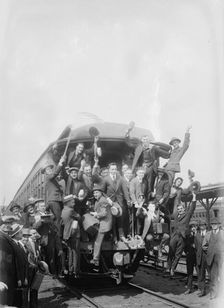 Going to Yaphank, between c1915 and c1920. Creator: Bain News Service