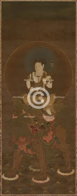 Gokei Monju (Manjushri with Five Chignons), 1200s or 1300s. Creator: Unknown.