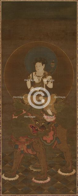 Gokei Monju (Manjushri with Five Chignons), 1200s or 1300s. Creator: Unknown.