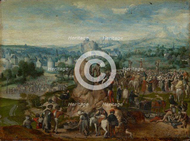 Golgotha, 1532. Creator: Master of Brunswick.