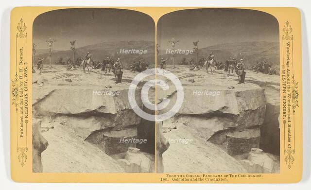 Golgotha and the Crucifixion, 1893. Creator: Henry Hamilton Bennett.