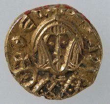 Gold Tremissis of Theophilos, Byzantine, 831-842. Creator: Unknown