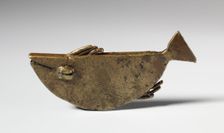 Gold Weight: Fish, 1800s. Creator: Unknown