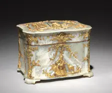 Gold and Mother-of-Pearl Box, c. 1765. Creator: Unknown