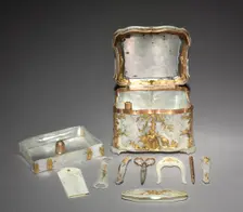 Gold and Mother-of-Pearl Box, c. 1765. Creator: Unknown