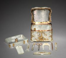 Gold and Mother-of-Pearl Box, c. 1765. Creator: Unknown