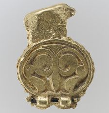 Gold Belt Mount (Miscast and Unfinished), Avar, 700s. Creator: Unknown