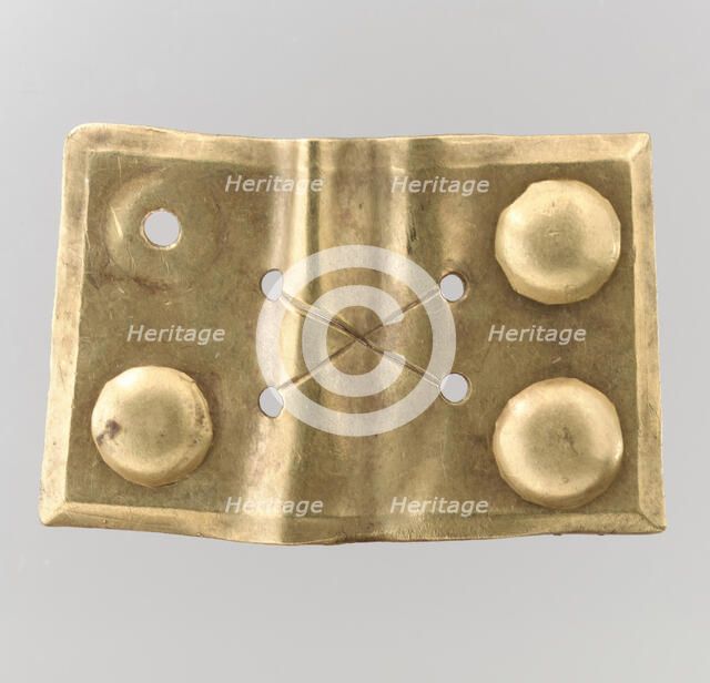 Gold Belt Mount (Unfinished), Avar, 700s. Creator: Unknown.