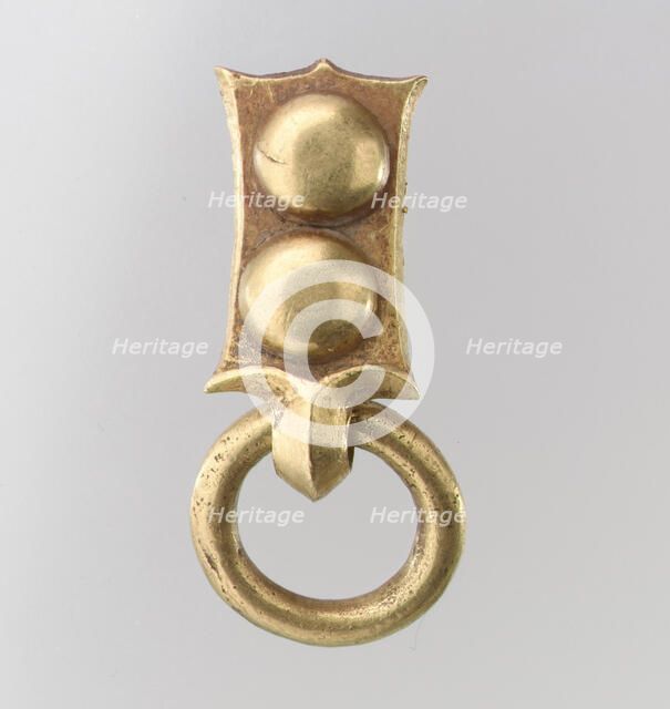 Gold Belt Mount with Loop, Avar, 700s. Creator: Unknown.