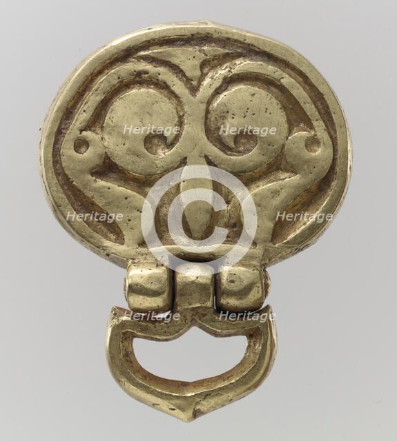 Gold Belt Mount with Loop, Avar, 700s. Creator: Unknown.