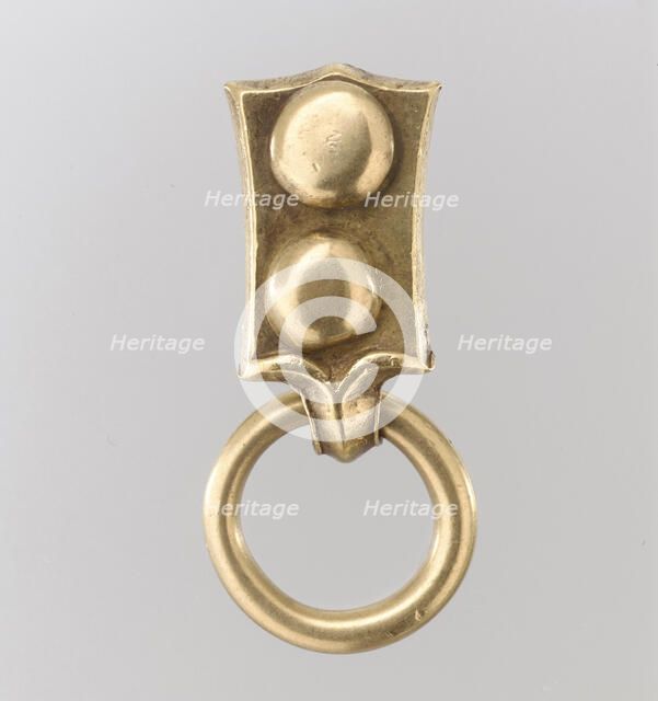 Gold Belt Mount with Loop, Avar, 700s. Creator: Unknown.