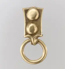 Gold Belt Mount with Loop, Avar, 700s. Creator: Unknown
