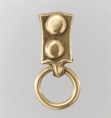 Gold Belt Mount with Loop, Avar, 700s. Creator: Unknown