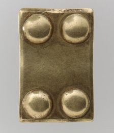 Gold Belt Mount with Rivets, Avar, 700s. Creator: Unknown