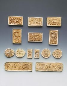 Gold belt plaques, Early Ming Dynasty, China, c1500