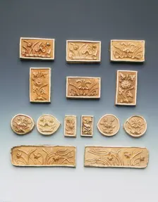 Gold belt plaques, Early Ming Dynasty, China, c1500. Creator: Unknown