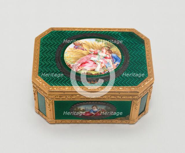 Gold Box, France, 1770. Creator: Pierre François Drais.