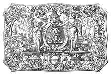 Gold Box presented with the Freedom of the City of London to Admiral Sir Edmund Lyons, 1856. Creator: Unknown