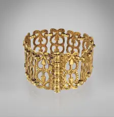 Gold Bracelet, Byzantine, ca. 650. Creator: Unknown