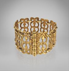 Gold Bracelet, Byzantine, ca. 650. Creator: Unknown