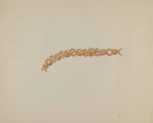 Gold Chain, c. 1937. Creator: Dorothy Posten