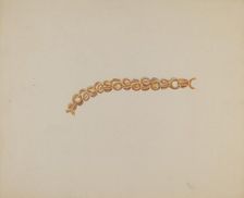 Gold Chain, c. 1937. Creator: Dorothy Posten