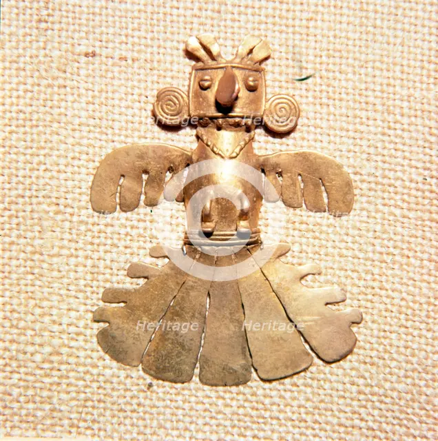 Gold Condor from Columbia, Pre-Columbian. Artist: Unknown.