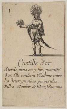 Gold Coast, from Game of Geography (Jeu de la Géographie), 1644. Creator: Stefano della Bella
