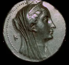 Gold coin of Arsinoe II, 3rd century BC