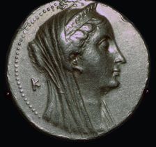 Gold coin of Arsinoe II, 3rd century BC