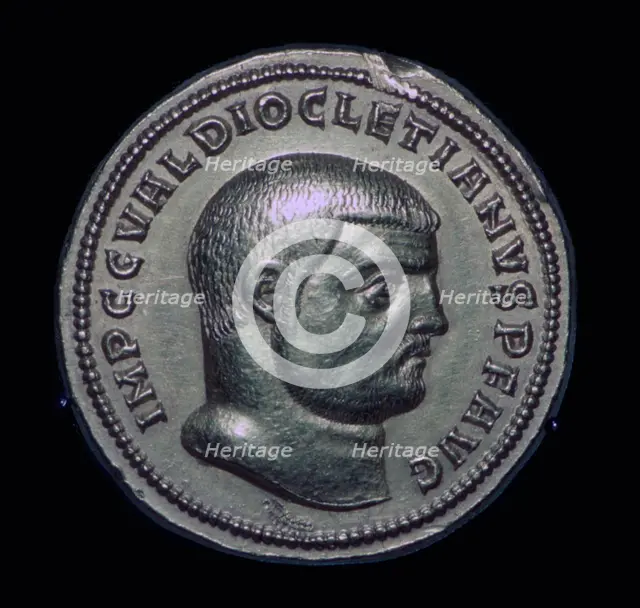 Gold coin of Diocletian, 3rd century BC. Creator: Unknown.