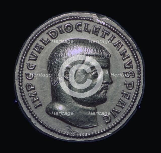 Gold coin of Diocletian, 3rd century BC. Creator: Unknown.