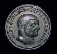 Gold coin of Diocletian, 3rd century BC. Creator: Unknown