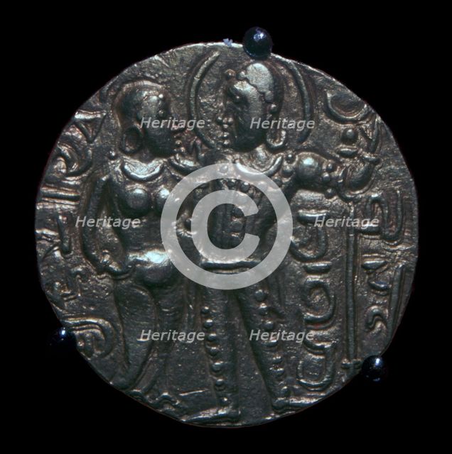 Gold coin of King Samudra Gupta, 4th century. Artist: Unknown