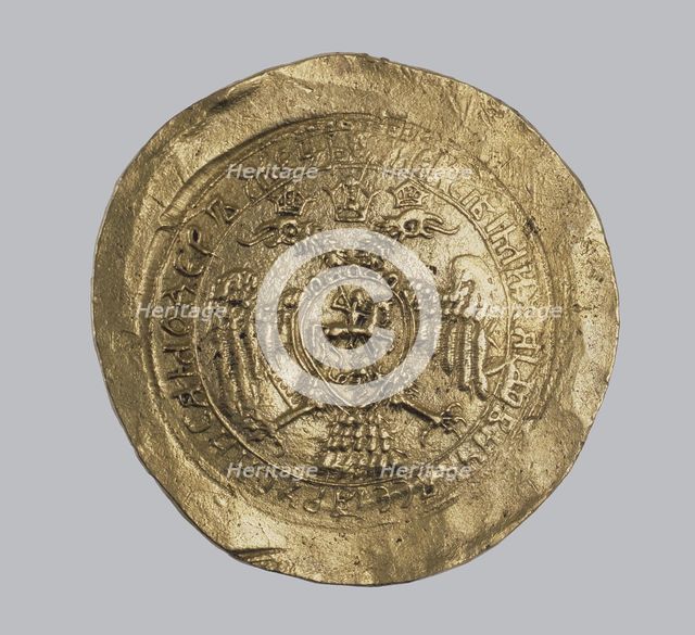 Gold coin of the Tsar Alexis I Mikhailovich of Russia, Between 1645 and 1672. Artist: Numismatic, Russian coins  