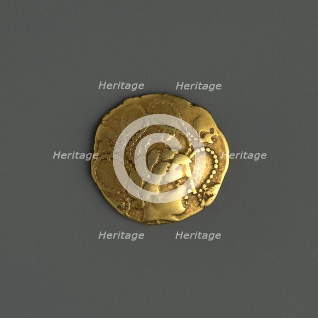 Gold Coin of the Veneti or Namneti, Celtic, mid-2nd century B.C. Creator: Unknown.