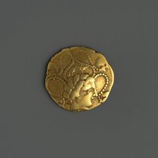 Gold Coin of the Veneti or Namneti, Celtic, mid-2nd century B.C. Creator: Unknown